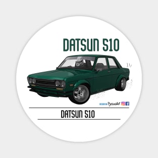 Datsun 510 Green Gas Magnet